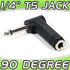 Swamp Audio Adapter 1/4 Straight to Right Angle Jack Mono