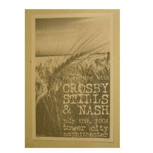  CSN Handbill Poster CS and N Nash Stills Crosby And 