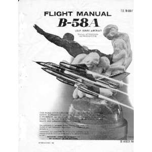  Convair B 58 A Aircraft Flight Manual Sicuro Publishing 