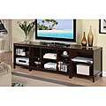 Espresso Wood LCD TV Stand Console