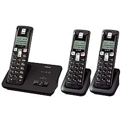 RCA Dect 6.0 Cordless Phone System with 3 Handsets  