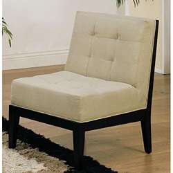 Fabric Armless Accent Chair  