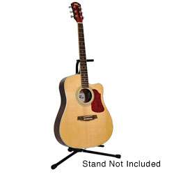Pyle 42 inch Rosette Mahogany Laminate Acoustic Guitar  