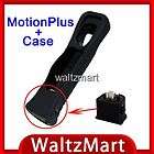  Motion Plus MotionPlus + Silicone Case For Nintendo Wii Remote Black