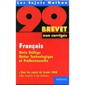  Brevet 99 français non corriges (9782091824062) Giraudo 