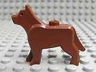 new lego minifig animal pet reddish brown dog wolf expedited