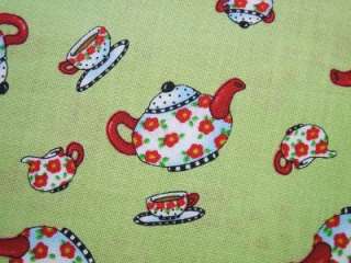   Friend is a Gift Teapot Quilting Treasures VIP Fabric Yard  