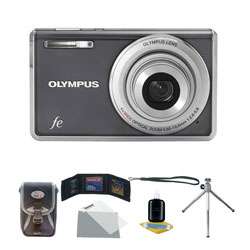 Olympus FE 4010 12 Megapixel Digital Camera with Deluxe Bonus Kit 