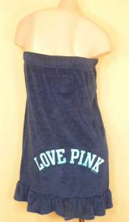 Victoria Secret PINK Sequin Terry Swim Cover Up M/L  