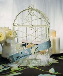 Personalized Love Birds Birdcage Wedding Card Holder $5off EA ADDT 