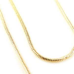   Hi plated gold Serpent 42 cm (16. 54) 1. 2 mm (0. 05). Jewelry