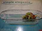 pyrex simple elegance serveware 2 5 qt serving dish free ship new 