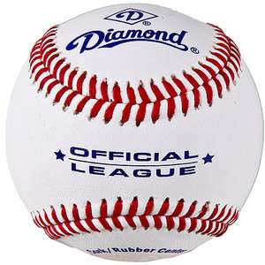 Diamond 12 Pack Leather Official League Baseballs   NEW  