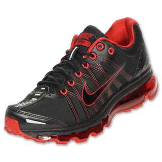WOMENS NIKE AIR MAX 2009 BLACK RED iPOD READY RUNNING WORKOUT SHOES 