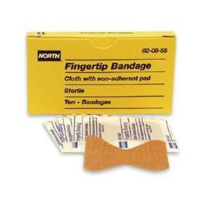  North Latex Free Woven Fingertip Adhesve Bandage (10 Per 