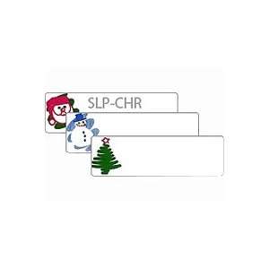  Labels   1.13 In X 3.5 In  three Christmas Theme Designs 