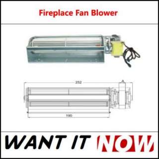 75 CFM Blower Fan Fireplace Gas Wood Coal Stove for Heat Surge and 