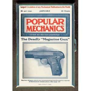  POPULAR MECHANICS #1 GUN COVER ID CIGARETTE CASE WALLET 