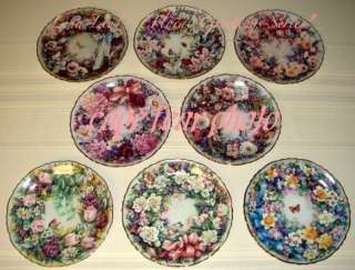 SET Floral Greetings By LENA LIU Plates Boxes+Paperwork  