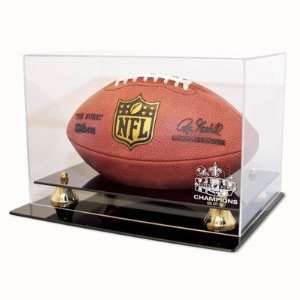   Super Bowl XLIV Champions Deluxe Football Display Case Toys & Games