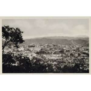  1931 View Caracas Venezuela Mountains City Photogravure 