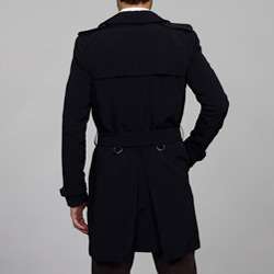 Burberry Mens Black Full length Trench Coat  