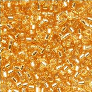  Miyuki Delica Seed Beads 15/0 Silver Lined Gold DBS042 4 