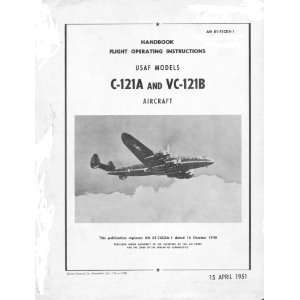  Lockheed C 121 VC 121 Aircraft Flight Manual Lockheed 