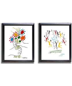 Picasso Dance of Youth & Petite Fleurs Canvas Set  