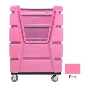  Pink Hopper Front Poly Trux® 48 Cu. Ft., Steel Base 