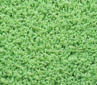 Area Rug Green Shag Carpet w/Binding Froggy Green  