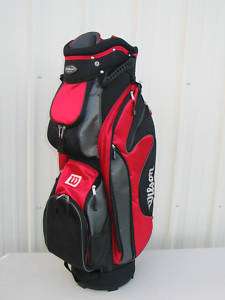 Wilson Alpine Cart Bag ~ Black / Red ~ NEW  
