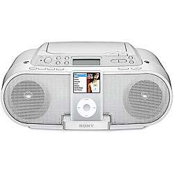 Sony ZSS2iP iPod Dock and CD Player (Refurbished)  