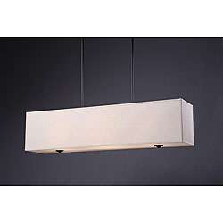 New Ventura 3 light Rectangular Chandelier  