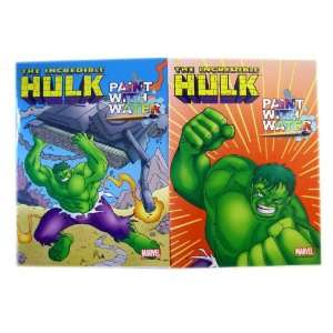   Water Coloring Book   Hulk Water Coloring Book (2pcs) Toys & Games