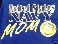 United States Navy Mom T Shirt, adult small  