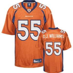    Reebok Orange Replica #55 Denver Broncos Jersey
