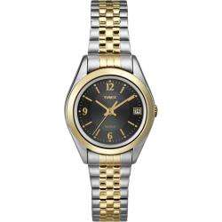 Timex Womens Classic Two Tone Expansion Band Watch  