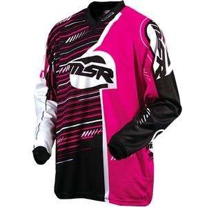   MSR Racing Youth Girls Axxis Jersey   Youth X Large/Pink Automotive