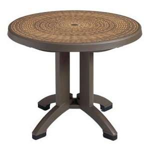  Grosfillex® Havana 38 Round Table   Espresso