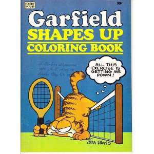  Garfield Shapes Up Coloring Book (9780394852027) Jim 