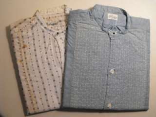 Vtg Mens Small Cotton Work Shirts New Old Stock c1920s  