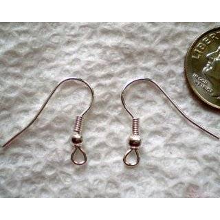 Silver Plated Wires Ear Hooks Make Your Own Earrings 100 French Hook 