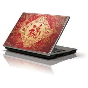 Red Chinese character Blessing skin for Generic 12in Laptop (10.6in X 