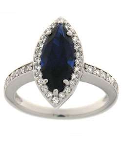 Maddy Emerson True Blue Synthetic Sapphire Ring  