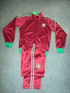 PORTUGAL Soccer Tracksuit Youth Pants Jacket New YL  