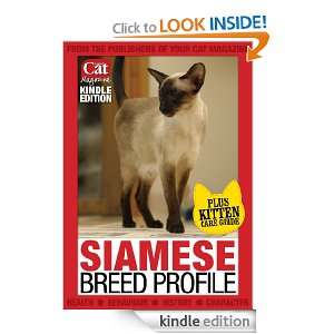 Siamese Breed Profile (Your Cat Magazine Breed Profiles) Angela Lowe 