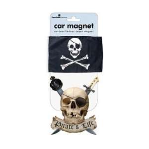    Paper House Car Magnet Pirate; 4 Items/Order