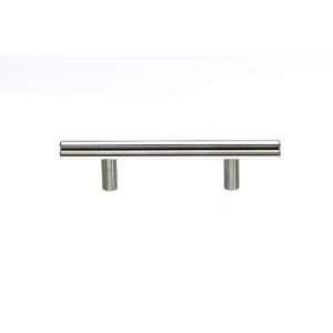  Solid Bar Pull 3 Drill Centers   Stainless Steel