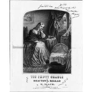   The Empty Cradle,Lee & Walker,T.Sinclair,E.Mack c1867